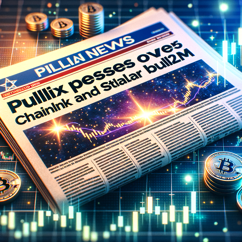 Pullix presale raises over $2.5m, Chainlink and Stellar bullish