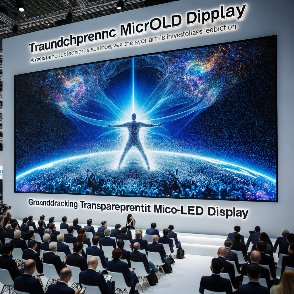 Samsung Introduces Groundbreaking Transparent MicroLED Display at CES