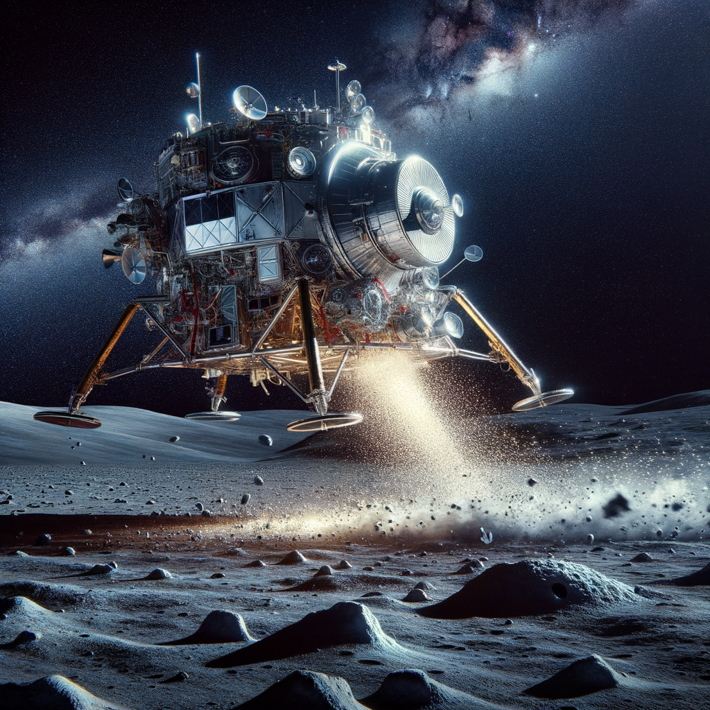 Race Against Time: Private Lunar Lander's Troubled Moon Mission Hindered by Propellant Leak