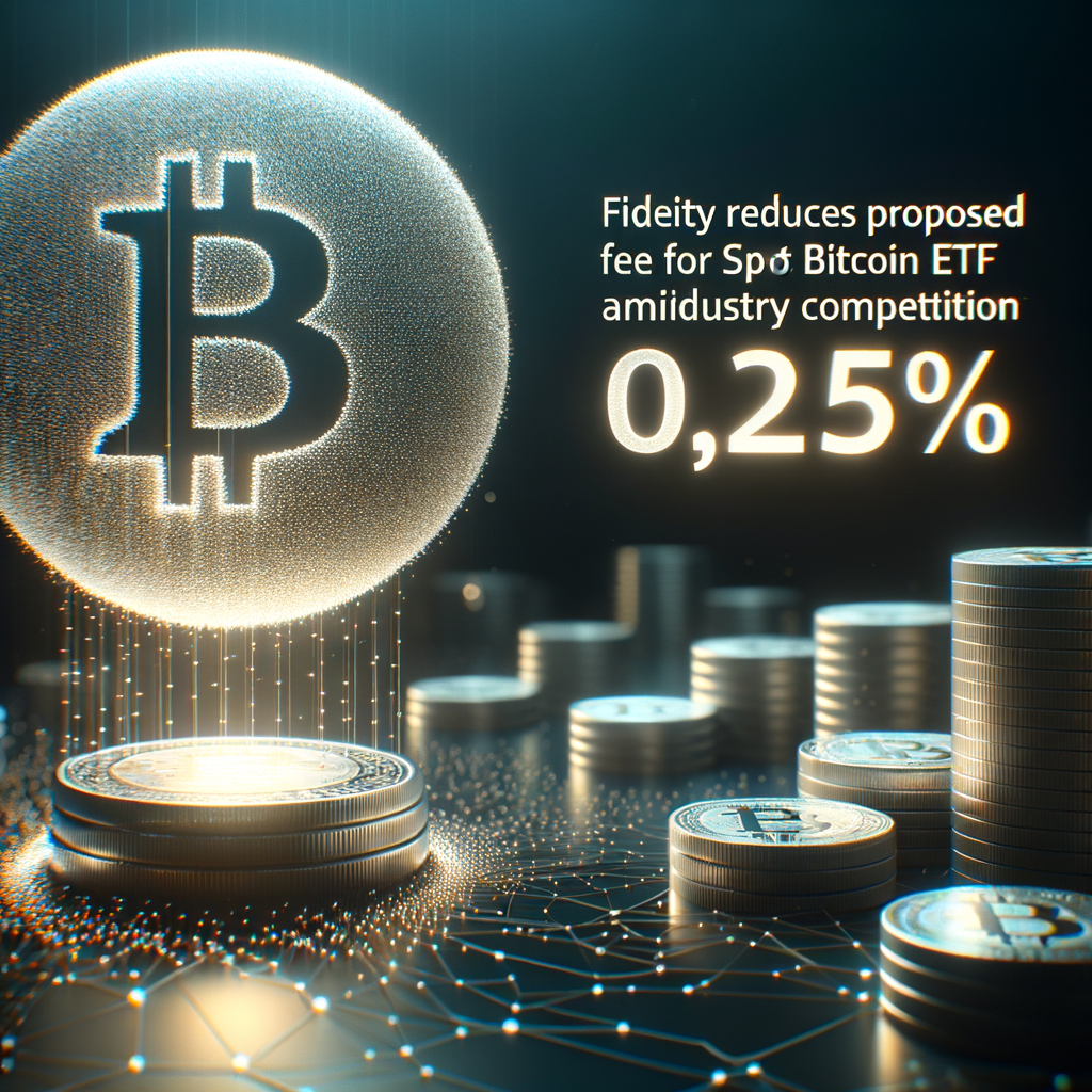 Fidelity slashes proposed fee for spot Bitcoin ETF to 0.25% amidst industry competition