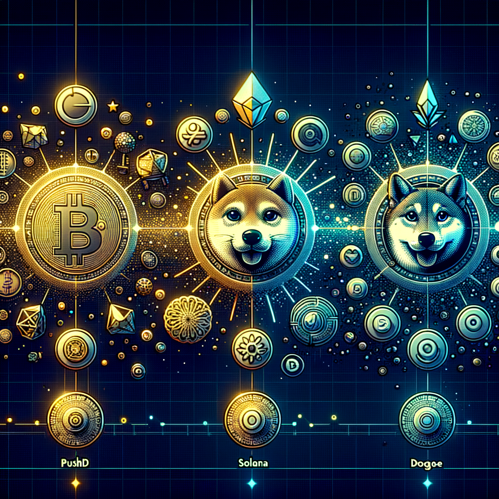 Comparing the Potential of Pushd, Solana, and Dogecoin