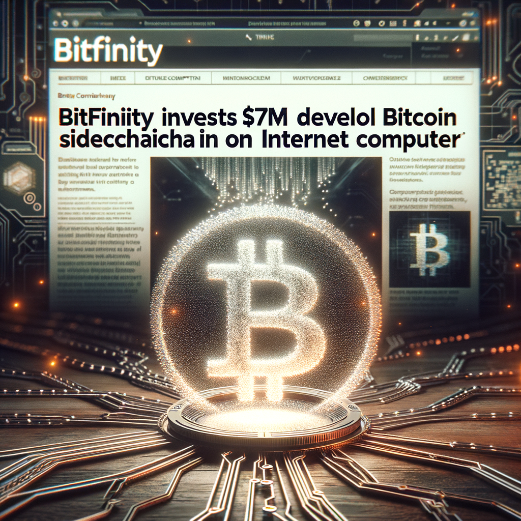 Bitfinity invests $7m to develop Bitcoin sidechain on Internet Computer