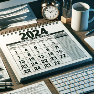 Important Dates for Taxpayers: Filing and Due Dates for the 2024 Tax Season