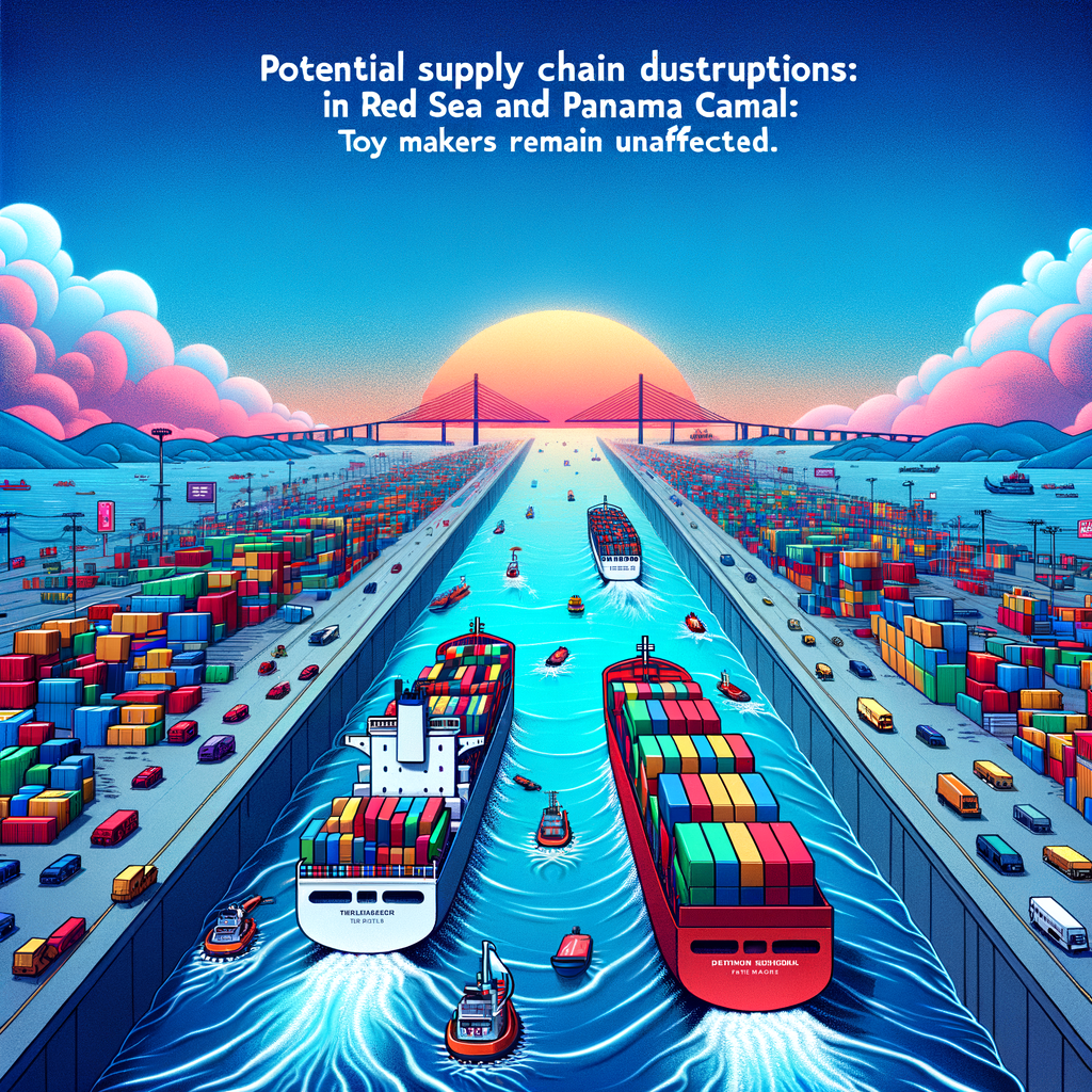 Potential Supply Chain Disruptions in Red Sea and Panama Canal: Toy Makers Remain Unaffected
