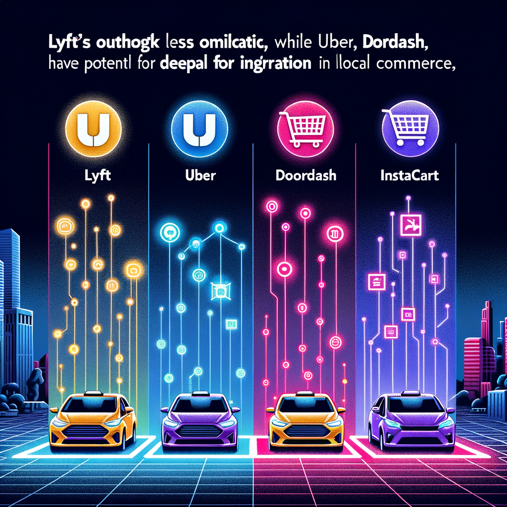 Goldman Sachs: Lyft's Outlook Less Optimistic, While Uber, DoorDash, and Instacart Have Potential for Deeper Integration in Local Commerce